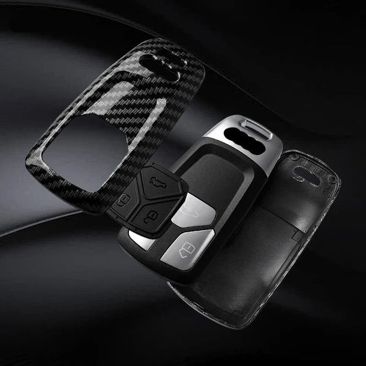 Carbon Fiber Key Fob Case For Audi