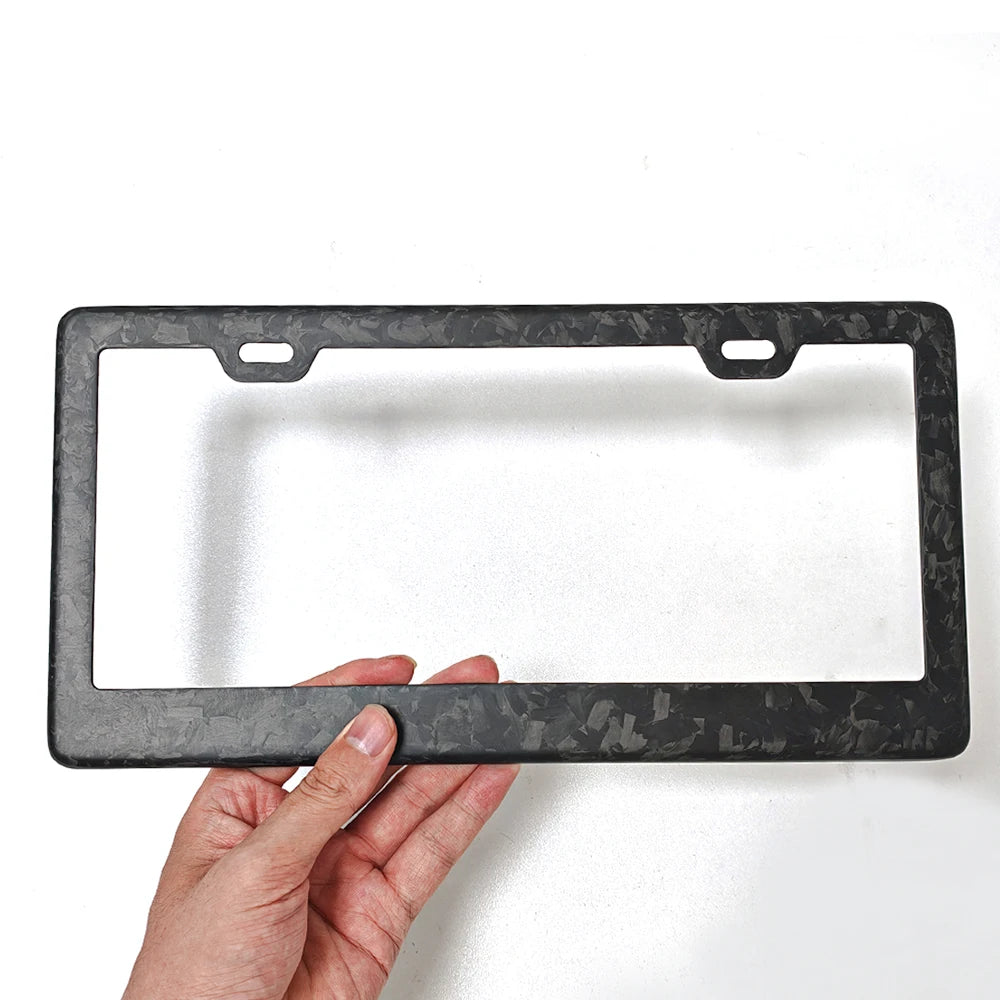 Universal Carbon Fiber License Plate Frame