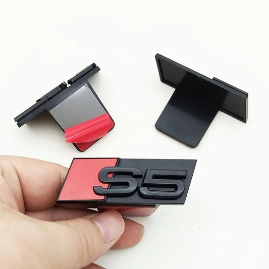 3D Chrome/Black Badging For Audi