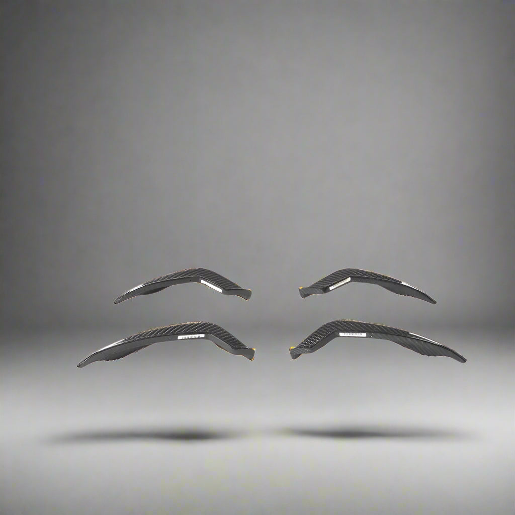 Carbon Fiber Car Front Canards Fins for Audi B9