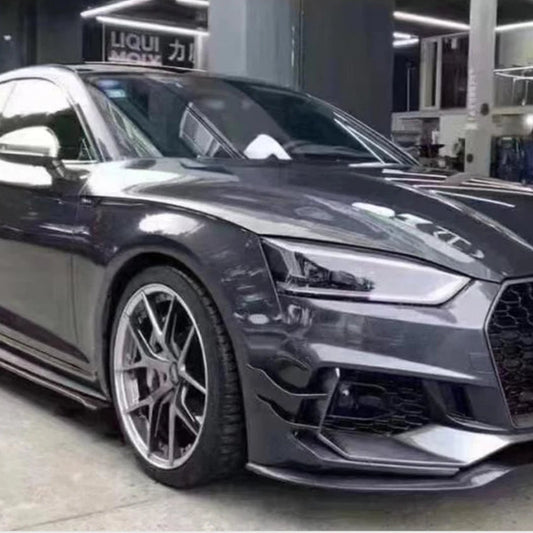 Carbon Fiber Car Front Canards Fins for Audi B9