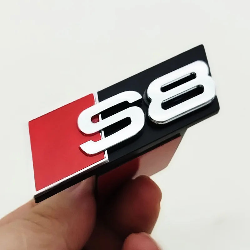 3D Chrome/Black Badging For Audi