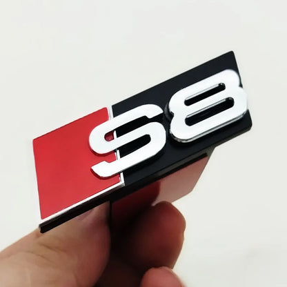 3D Chrome/Black Badging For Audi