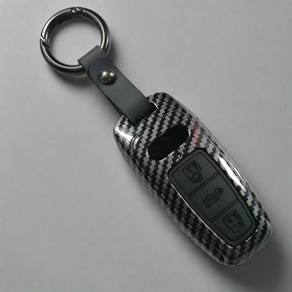 Carbon Fiber Key Fob Case For Audi