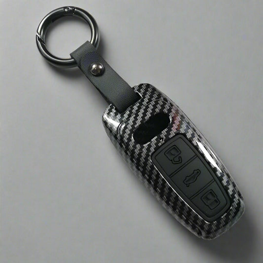 Carbon Fiber Key Fob Case For Audi