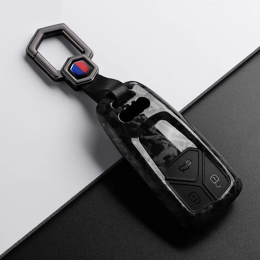 Carbon Fiber Key Fob Case For Audi