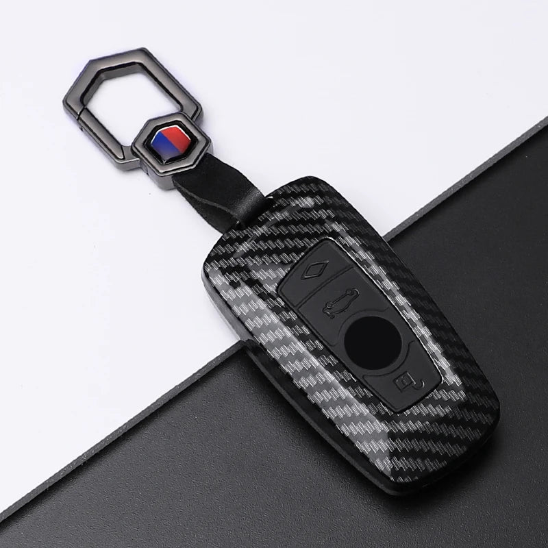 Carbon Fiber Key Fob Case For BMW