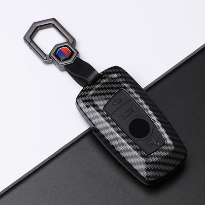 Carbon Fiber Key Fob Case For BMW