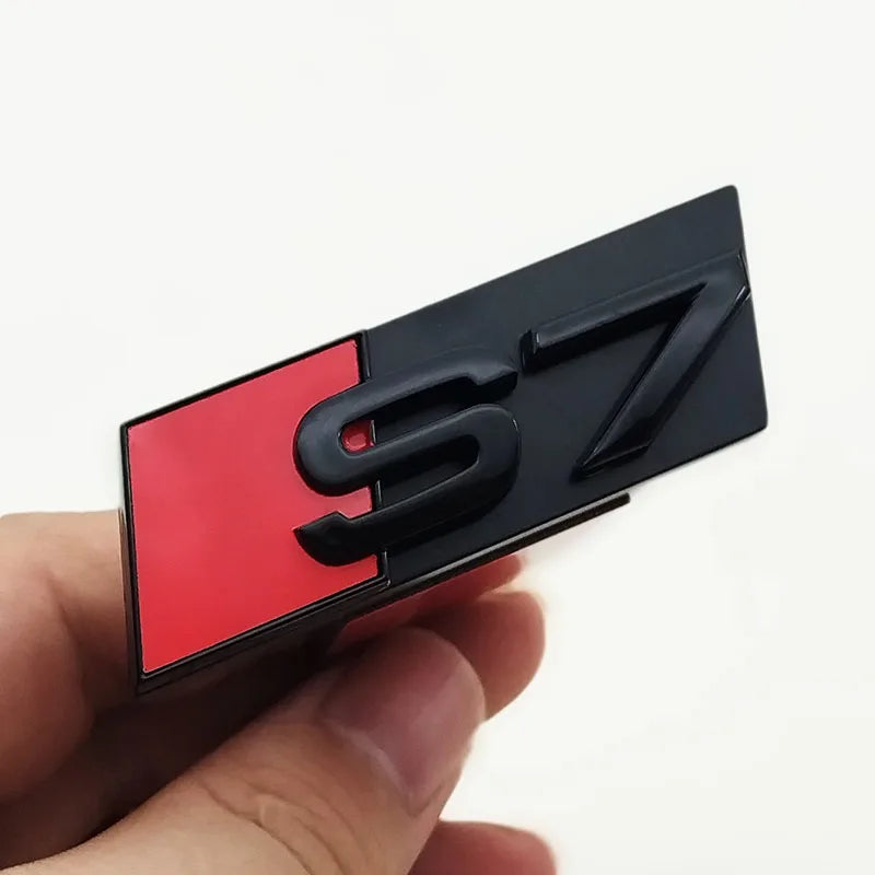3D Chrome/Black Badging For Audi