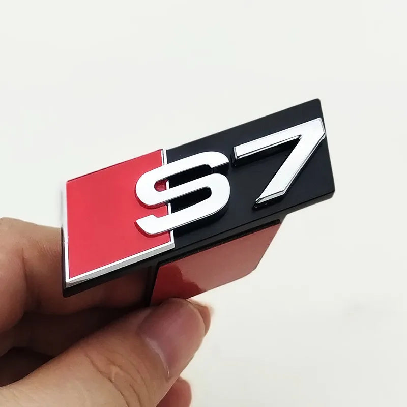 3D Chrome/Black Badging For Audi