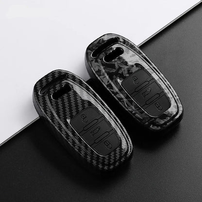 Carbon Fiber Key Fob Case For Audi