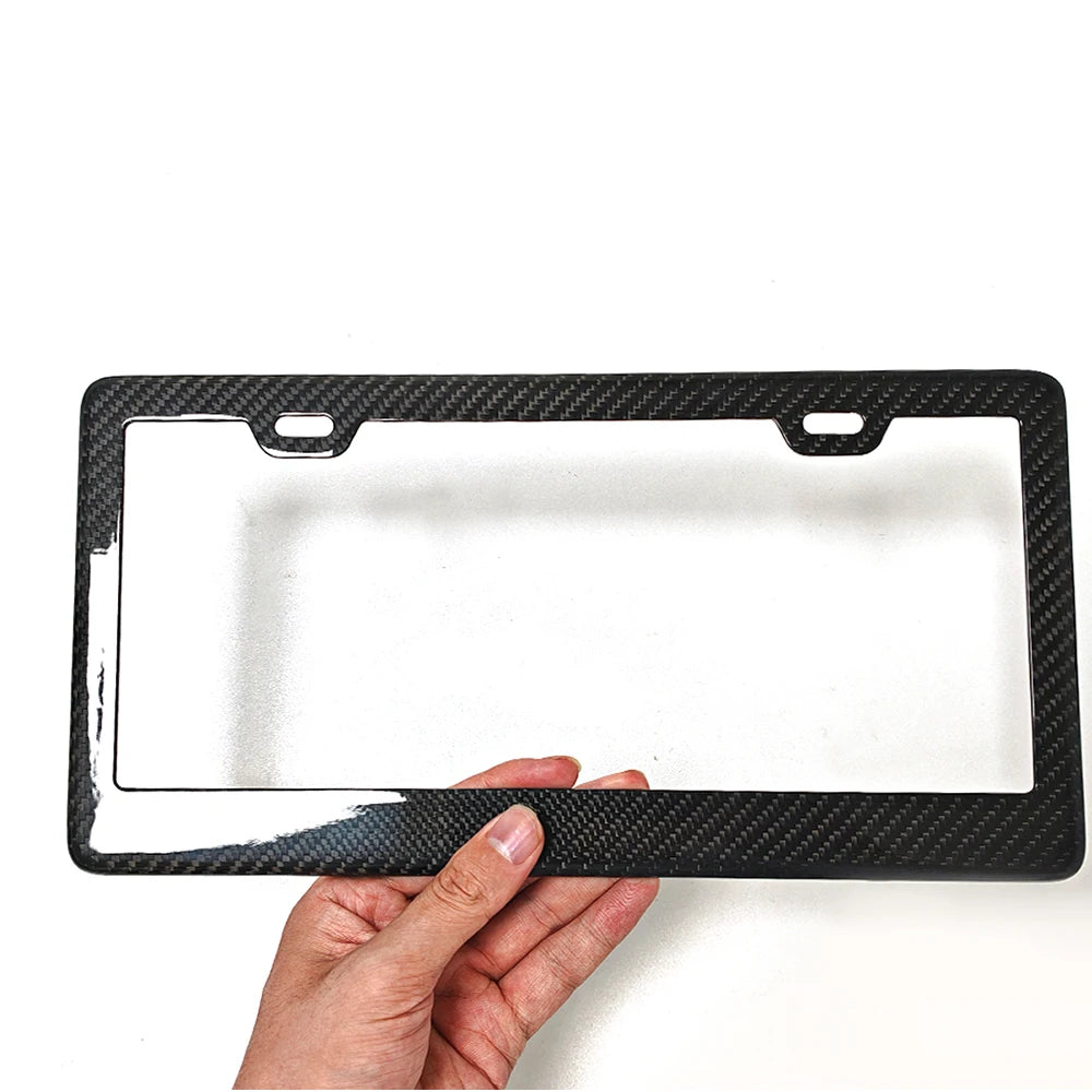 Universal Carbon Fiber License Plate Frame