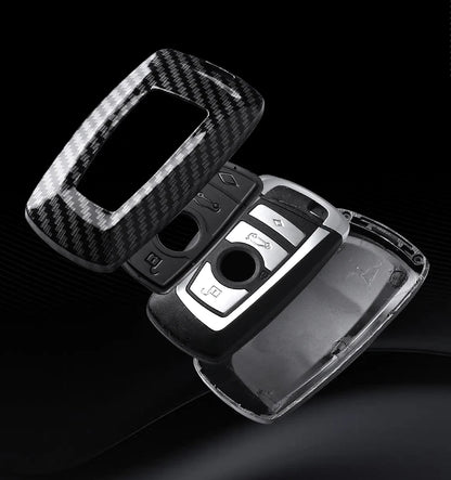 Carbon Fiber Key Fob Case For BMW