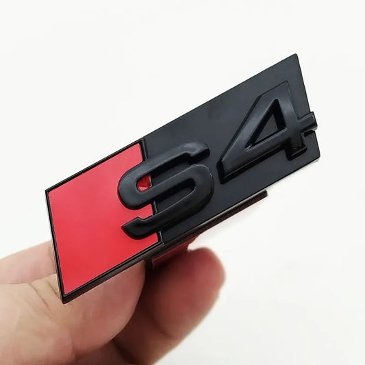 3D Chrome/Black Badging For Audi