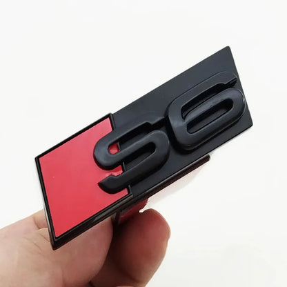 3D Chrome/Black Badging For Audi