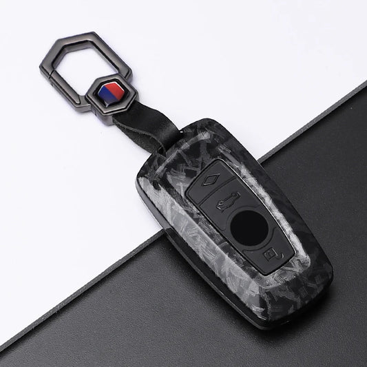 Carbon Fiber Key Fob Case For BMW