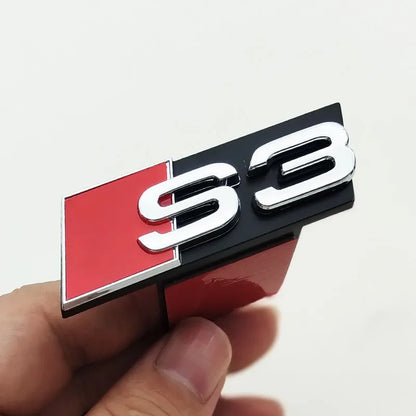 3D Chrome/Black Badging For Audi