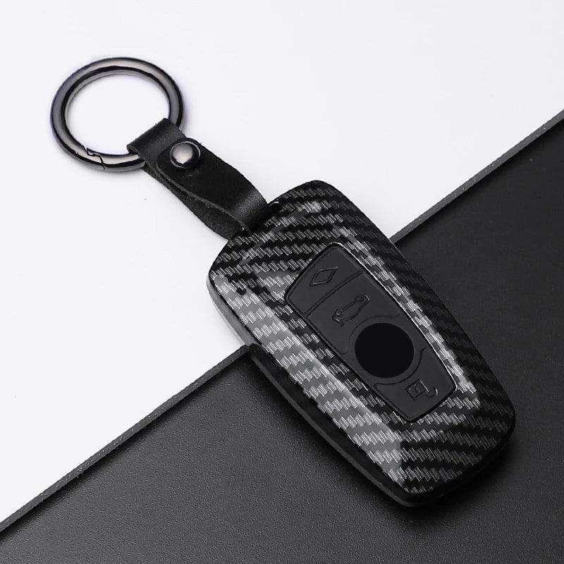 Carbon Fiber Key Fob Case For BMW