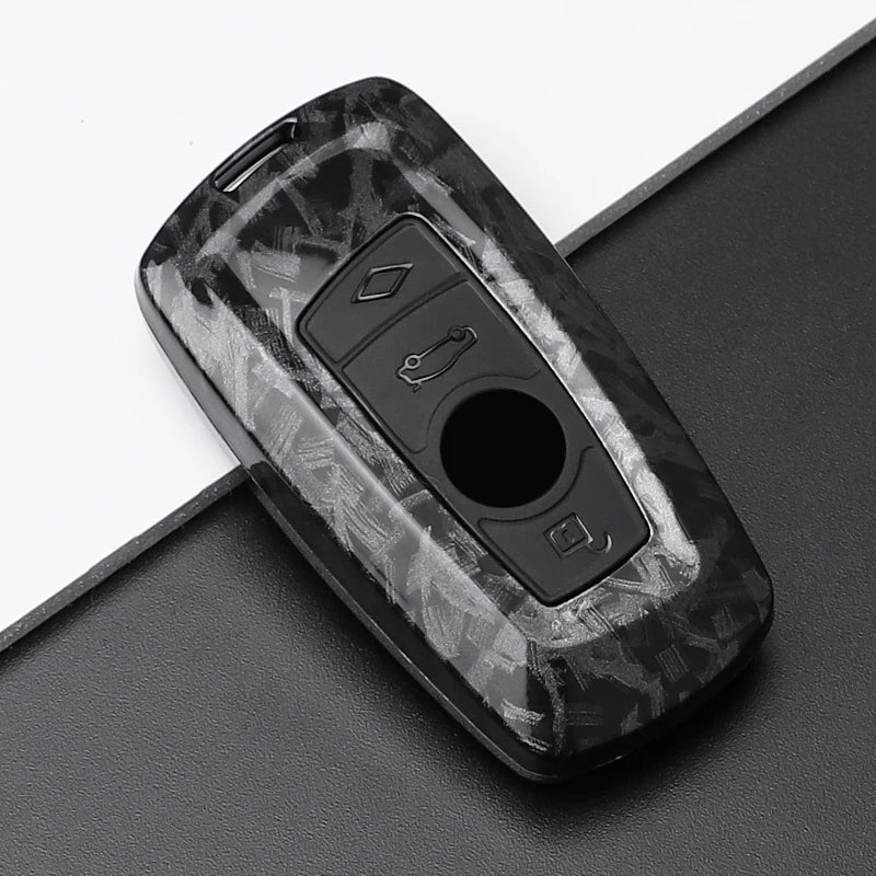 Carbon Fiber Key Fob Case For BMW