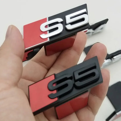 3D Chrome/Black Badging For Audi