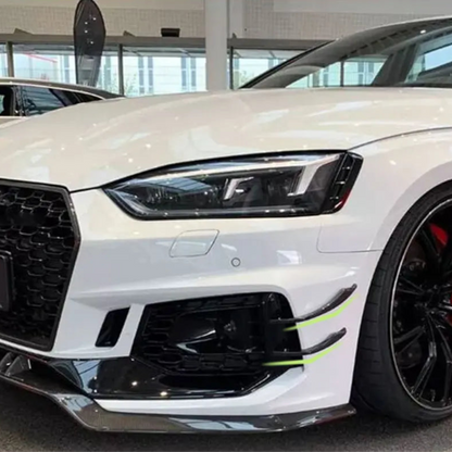 Carbon Fiber Car Front Canards Fins for Audi B9