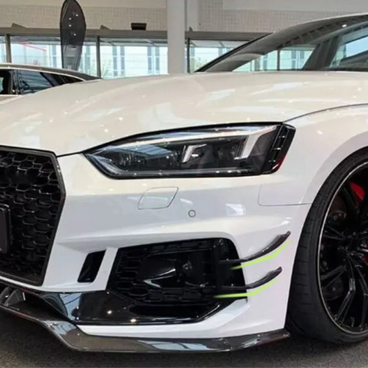 Carbon Fiber Car Front Canards Fins for Audi B9