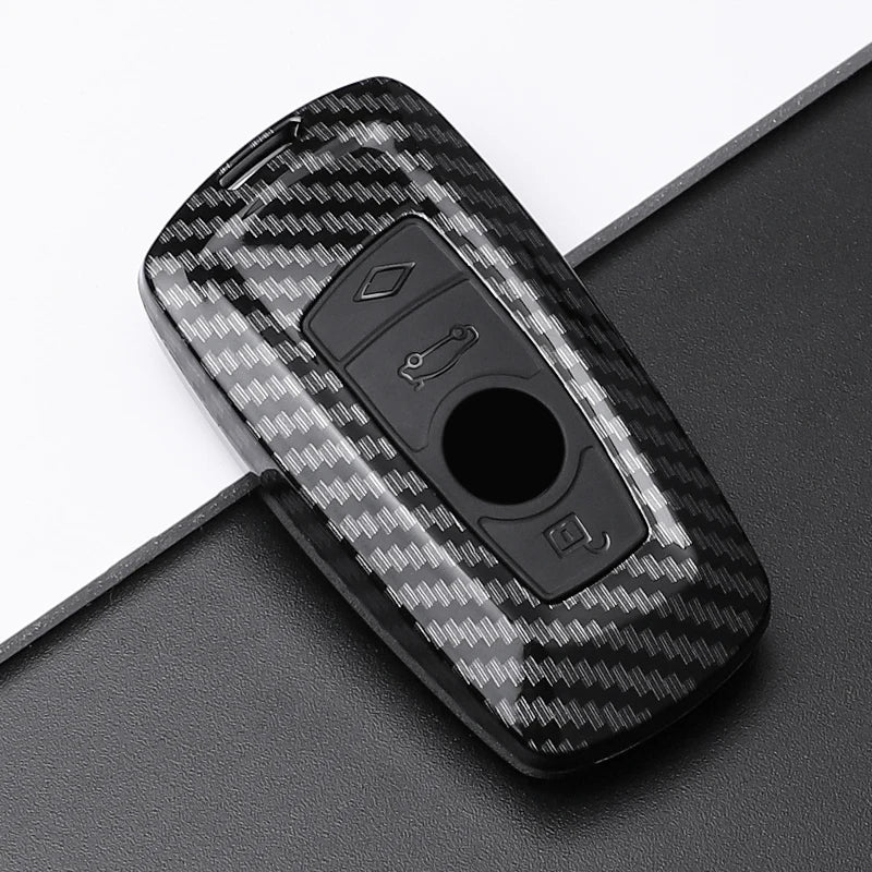 Carbon Fiber Key Fob Case For BMW
