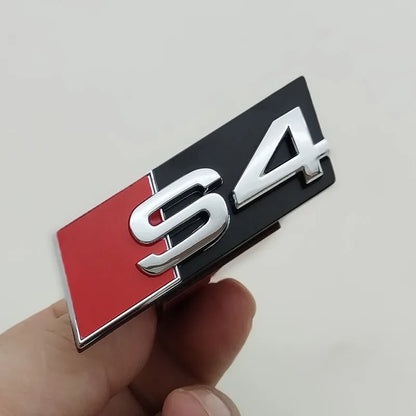 3D Chrome/Black Badging For Audi