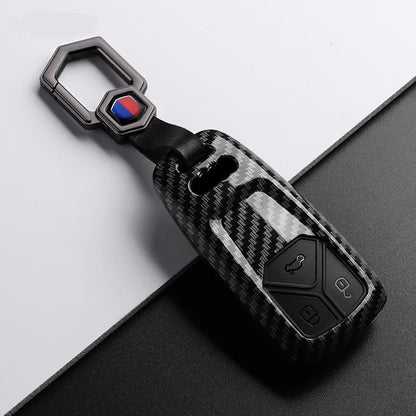 Carbon Fiber Key Fob Case For Audi