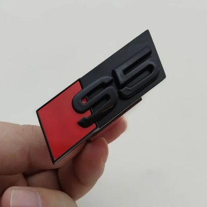3D Chrome/Black Badging For Audi