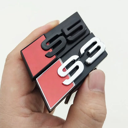 3D Chrome/Black Badging For Audi