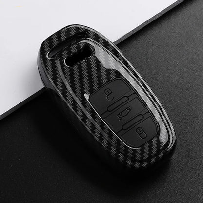 Carbon Fiber Key Fob Case For Audi