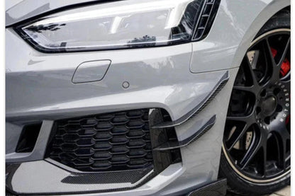 Carbon Fiber Car Front Canards Fins for Audi B9