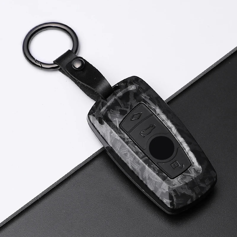 Carbon Fiber Key Fob Case For BMW