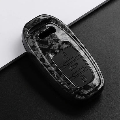 Carbon Fiber Key Fob Case For Audi