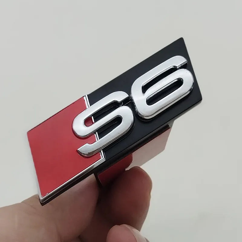 3D Chrome/Black Badging For Audi