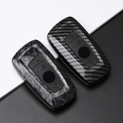Carbon Fiber Key Fob Case For BMW