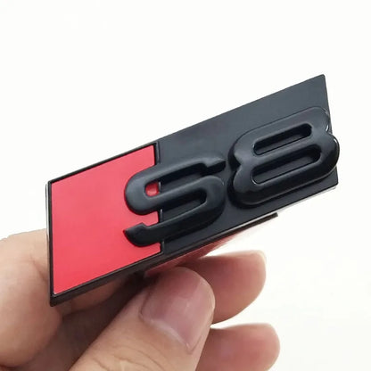 3D Chrome/Black Badging For Audi
