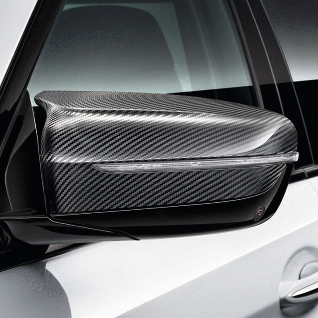 Carbon Fiber Mirror Caps For BMW